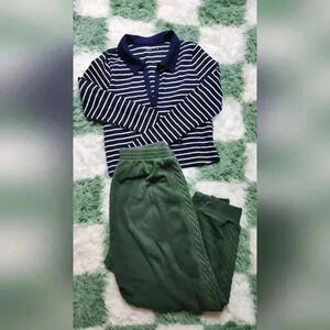 Aerie Everyday Cozy High Waisted Cable Deets Joggers size L Large